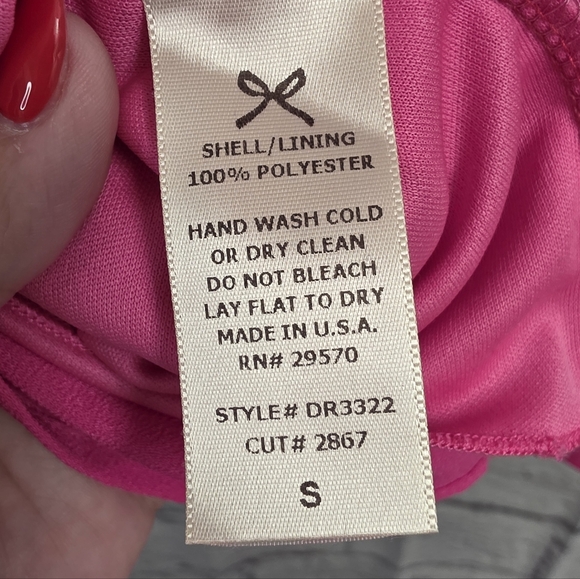 Everly Hot Pink Mini Dress With Strapy Back Size Small - Picture 13 of 13